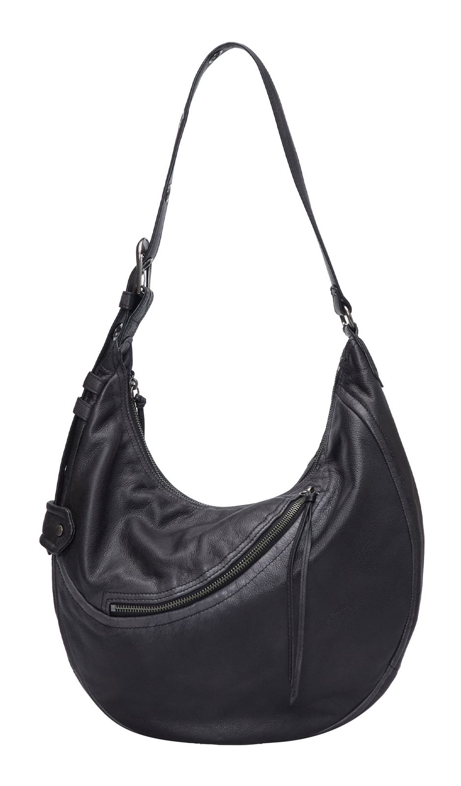 LIEBESKIND BERLIN Luna II Hobo Bag M Black