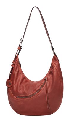 LIEBESKIND BERLIN Luna II Hobo Bag M Red Rock