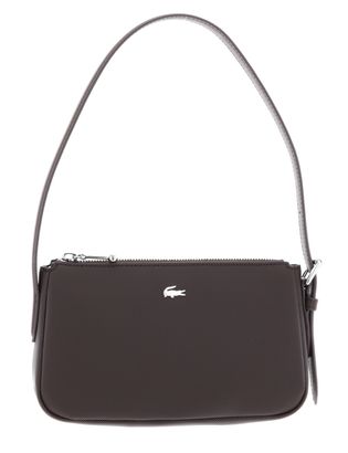 LACOSTE Daily City Shoulder Bag Dark Brown LACOSTE Daily City Shoulder Bag Dark Brown