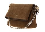 BOSS Yelena Flap Crossbody Bag Medium Beige