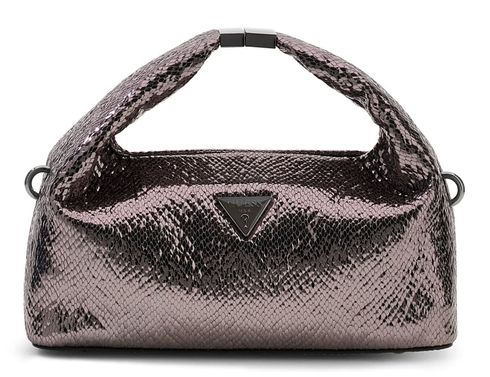 GUESS Jewels Top Handle Pouch Pewter