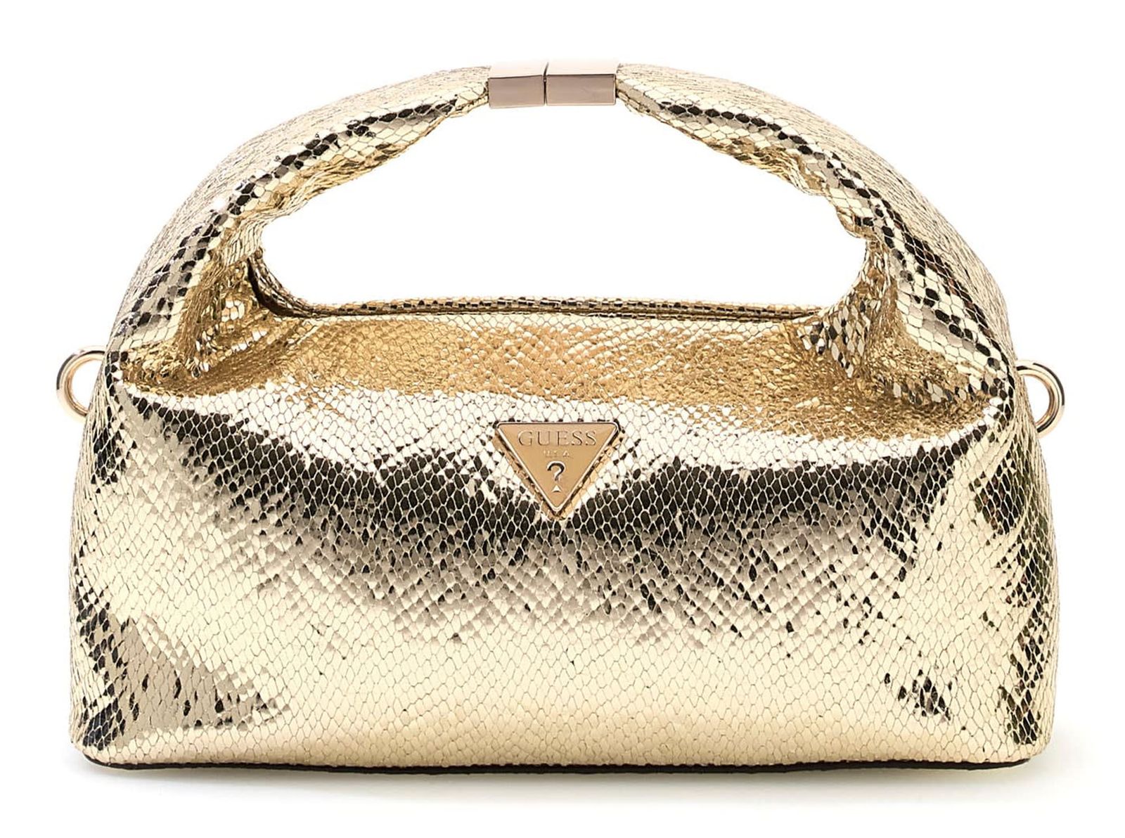 GUESS Jewels Mini Top Handle Pouch Gold