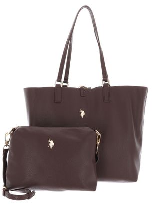 U.S. POLO ASSN. Rogersville Reversible Shopping Bag L Horse + Dk Brown U.S. POLO ASSN. Rogersville Reversible Shopping Bag L Horse + Dk Brown