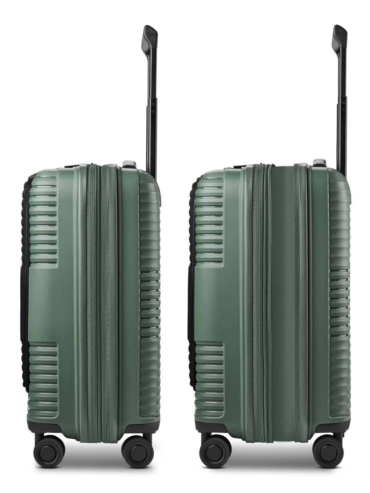 REDOLZ Essentials 17 2.0 Trolley ( Exp. With Front Pocket ) S+ Grey Green REDOLZ Essentials 17 2.0 Trolley ( Exp. With Front Pocket ) S+ Grey Green