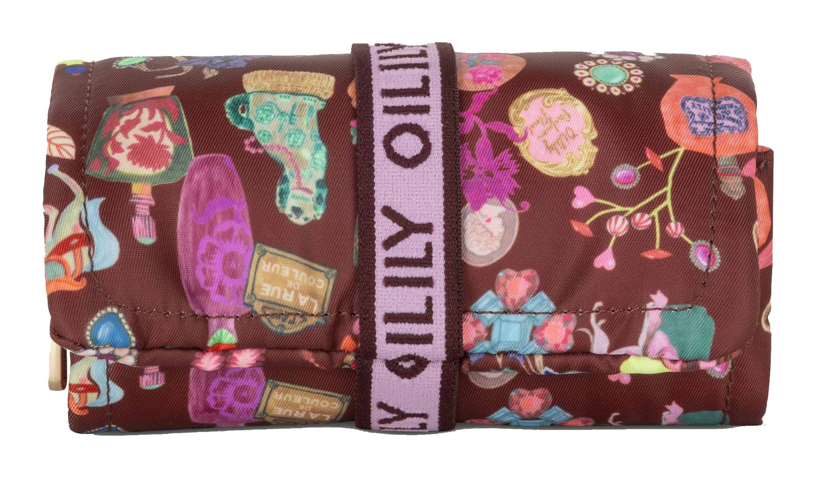 Oilily Deja Futur Jewelry Roll Hot Chocolate