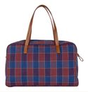Oilily Carreaux Halette Bowling Bag Estate Blue