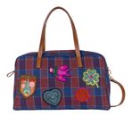 Oilily Carreaux Halette Bowling Bag Estate Blue