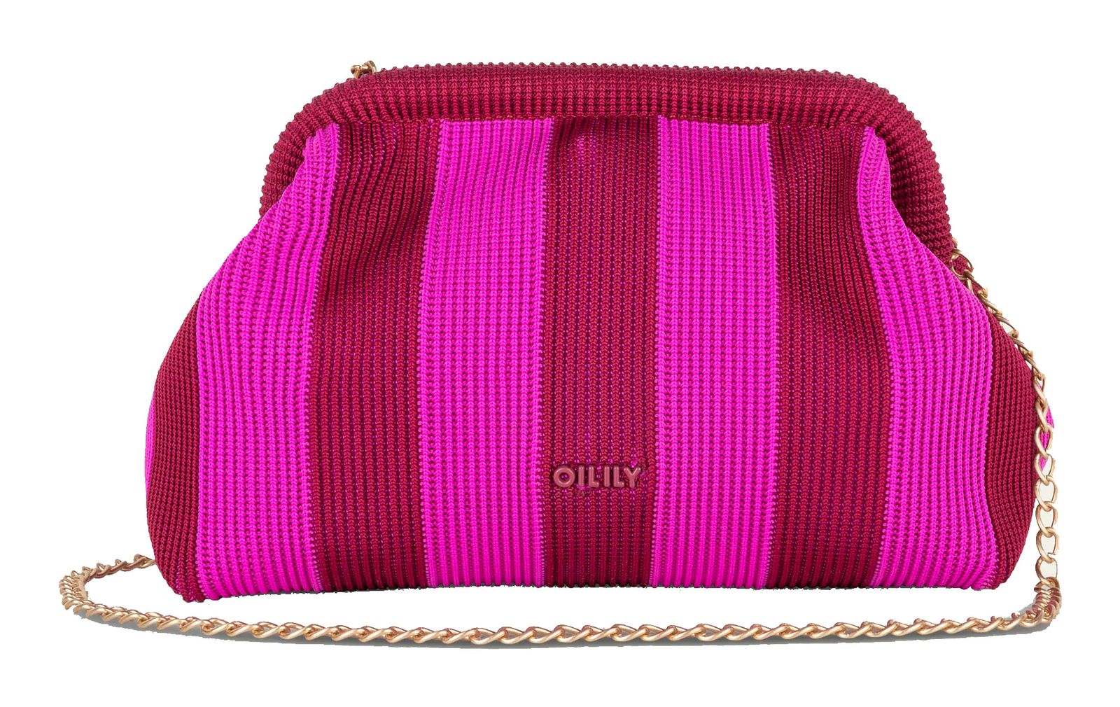Oilily Knitties Savine Frame Shoulder Bag Beet Red