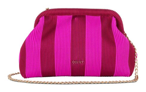 Oilily Knitties Savine Frame Shoulder Bag Beet Red