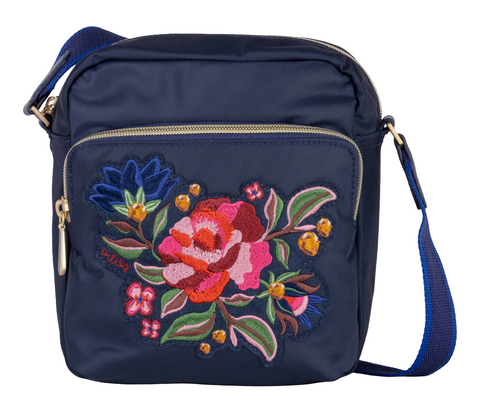 Oilily Belle Botanique Sandrine Shoulder Bag Peacoat