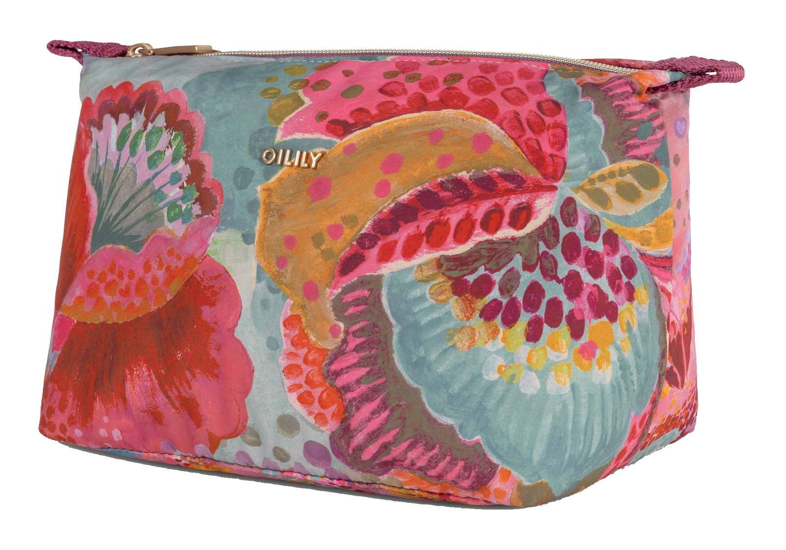 Oilily Pointilly Camila Cosmetic Bag Winter Berry Oilily Pointilly Camila Cosmetic Bag Winter Berry