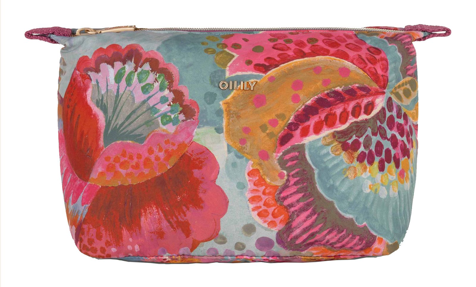 Oilily Pointilly Camila Cosmetic Bag Winter Berry