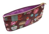 Oilily Deja Futur Capucine Flat Cosmetic Bag Package Hot Chocolate Oilily Deja Futur Capucine Flat Cosmetic Bag Package Hot Chocolate