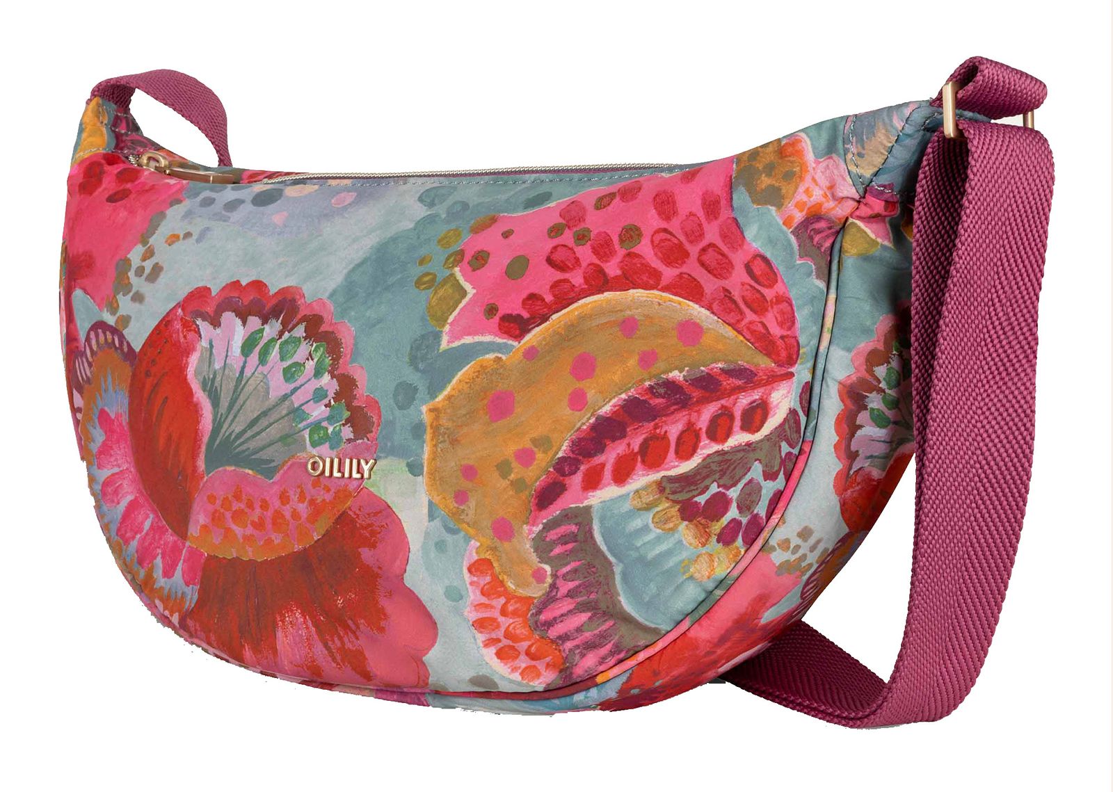 Oilily Pointilly Sela Shoulder Bag Winter Berry Oilily Pointilly Sela Shoulder Bag Winter Berry