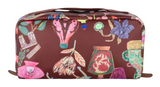 Oilily Deja Futur Cisse Cosmetic Bag Hot Chocolate Oilily Deja Futur Cisse Cosmetic Bag Hot Chocolate