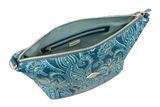 Oilily Bold Paisley Jacquard Milly Cross Body Bag Deep Teal Oilily Bold Paisley Jacquard Milly Cross Body Bag Deep Teal
