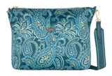 Oilily Bold Paisley Jacquard Milly Cross Body Bag Deep Teal Oilily Bold Paisley Jacquard Milly Cross Body Bag Deep Teal