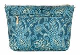 Oilily Bold Paisley Jacquard Milly Cross Body Bag Deep Teal Oilily Bold Paisley Jacquard Milly Cross Body Bag Deep Teal
