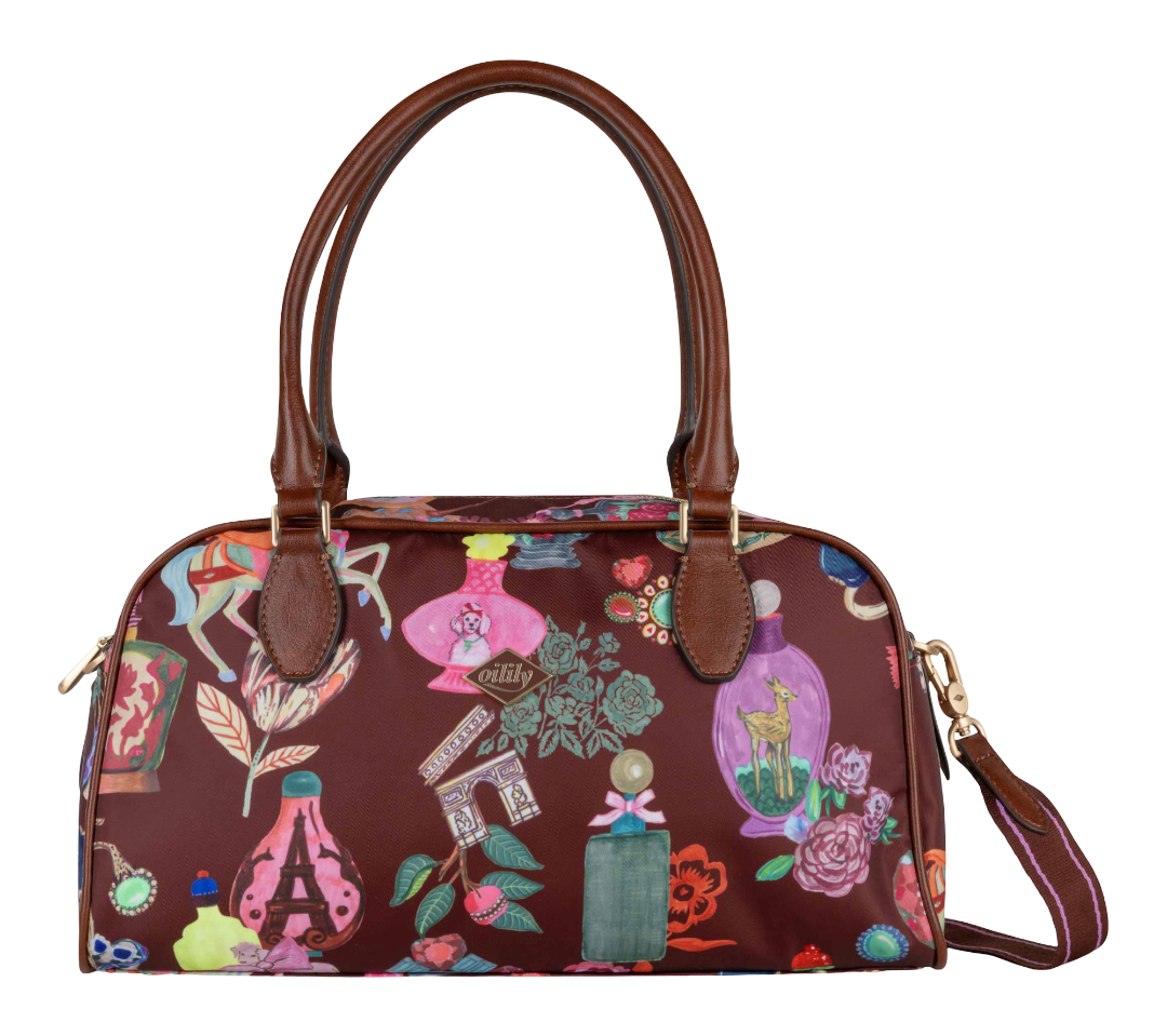 Oilily Deja Futur Halima Bowling Bag Hot Chocolate