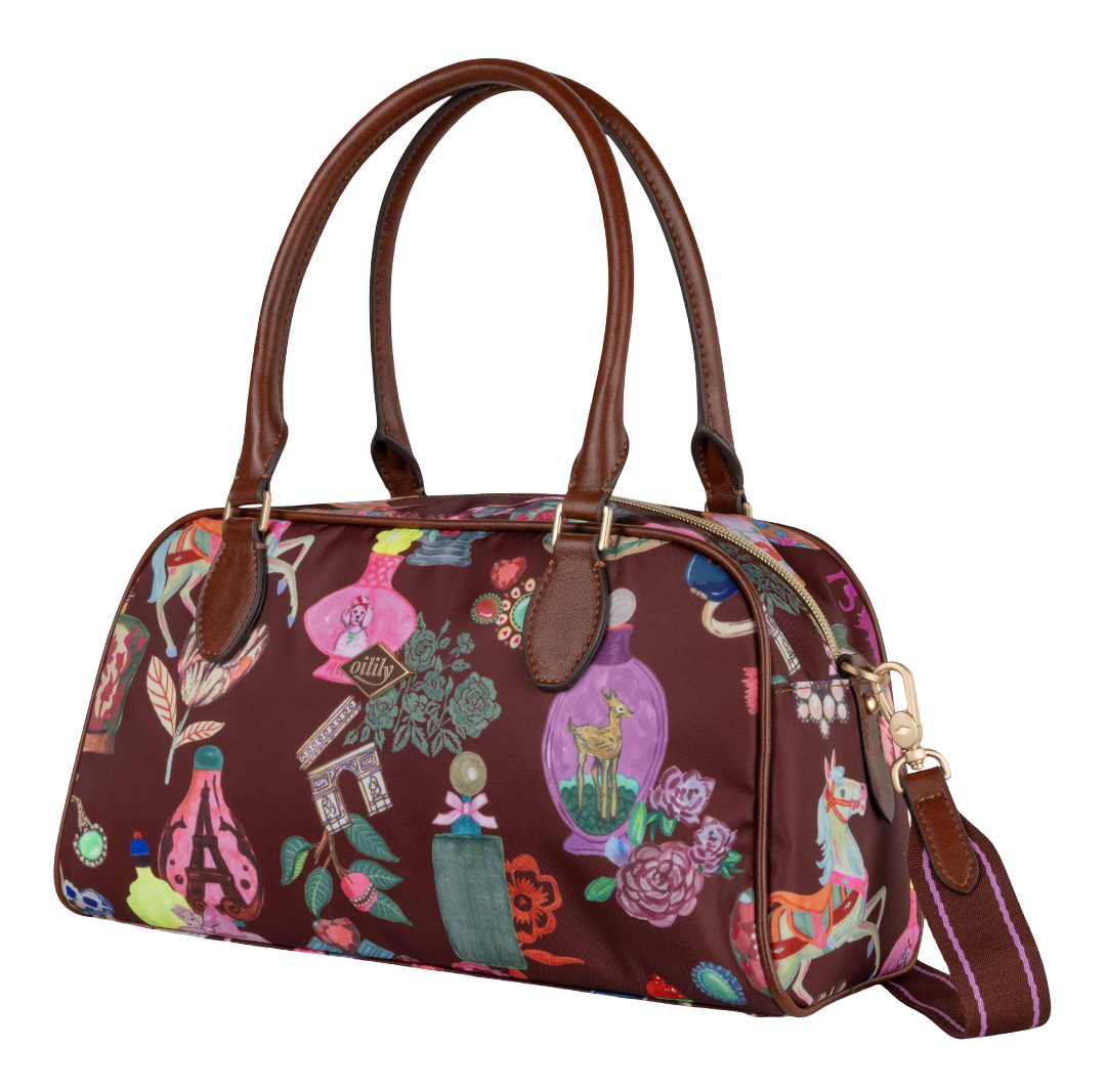 Oilily Deja Futur Halima Bowling Bag Hot Chocolate Oilily Deja Futur Halima Bowling Bag Hot Chocolate