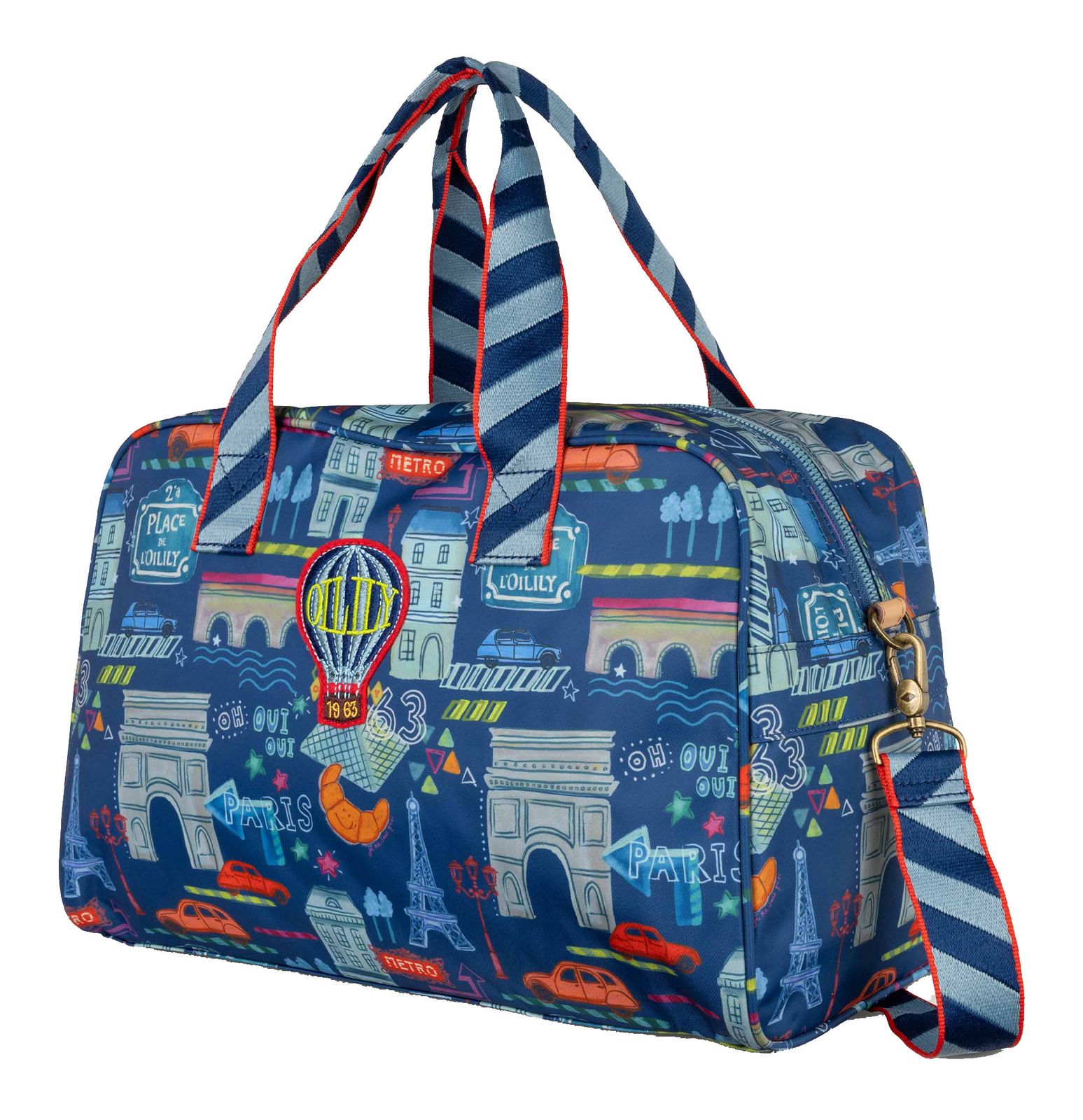 Oilily Paris Boys Aloha Sports Bag Estate Blue Oilily Paris Boys Aloha Sports Bag Estate Blue