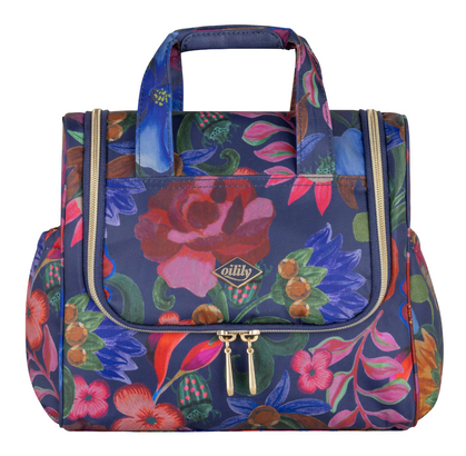 Oilily Belle Botanique Cathy Travel Kit With Hook Peacoat Oilily Belle Botanique Cathy Travel Kit With Hook Peacoat