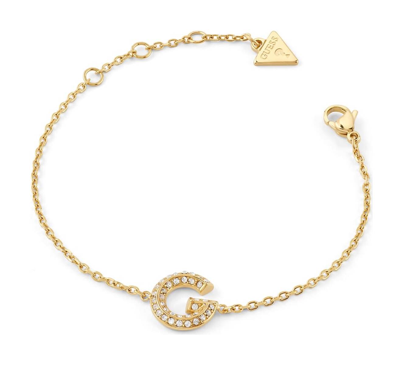 GUESS G Crystal 12mm G Pave' Bracelet S Yellow Gold GUESS G Crystal 12mm G Pave' Bracelet S Yellow Gold