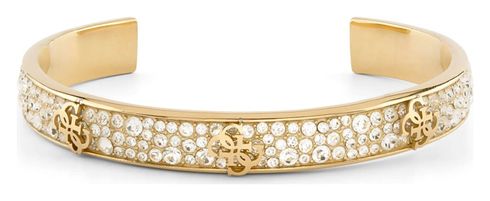 GUESS 4G Supreme 8mm Crystals Bangle L Yellow Gold GUESS 4G Supreme 8mm Crystals Bangle L Yellow Gold