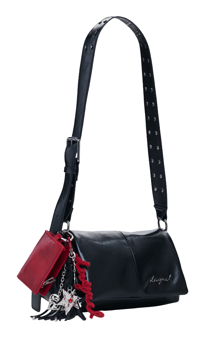 Desigual Galaxy Naron Mini Flap Bag Black Desigual Galaxy Naron Mini Flap Bag Black