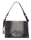 Desigual Half Logo Denim Venecia 4.0 Crossbody Bag Denim Dark Grey Desigual Half Logo Denim Venecia 4.0 Crossbody Bag Denim Dark Grey