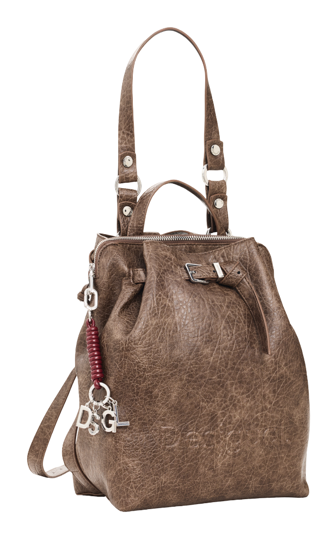 Desigual Luena Nf Half Logo New Choco Backpack Dark Brown Desigual Luena Nf Half Logo New Choco Backpack Dark Brown