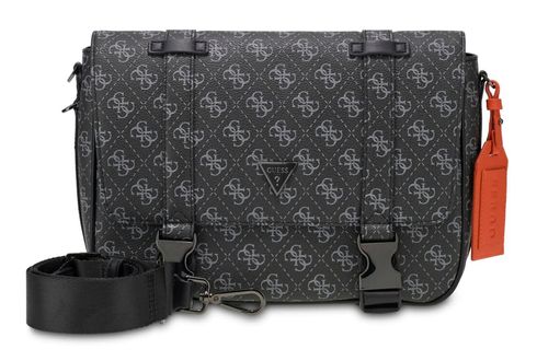 GUESS Milano Messenger Bag Dark Black