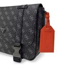 GUESS Milano Messenger Bag Dark Black GUESS Milano Messenger Bag Dark Black
