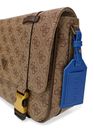 GUESS Milano Messenger Bag Beige Brown GUESS Milano Messenger Bag Beige Brown