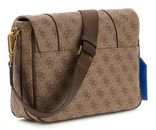 GUESS Milano Messenger Bag Beige Brown GUESS Milano Messenger Bag Beige Brown