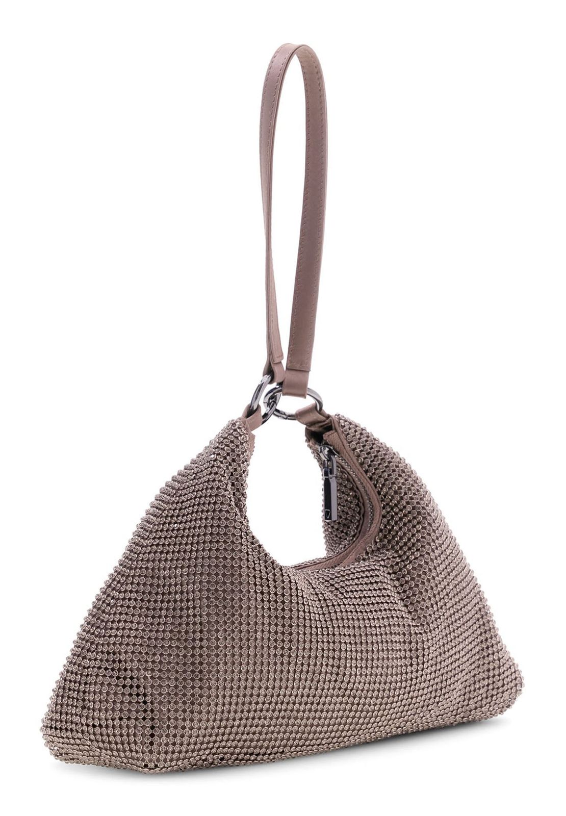 GUESS Jewels Wristlet Shoulder Bag Pewter GUESS Jewels Wristlet Shoulder Bag Pewter