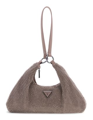 GUESS Jewels Wristlet Shoulder Bag Pewter