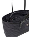 GUESS Adrian Logo Tech Tote Bag L Coal Logo