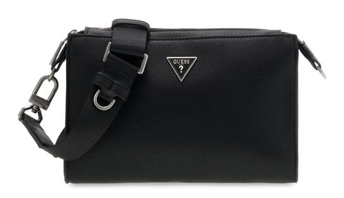 GUESS Milano Crossbody Top Zip Bag Black