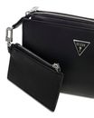 GUESS Milano Crossbody Top Zip Bag Black GUESS Milano Crossbody Top Zip Bag Black