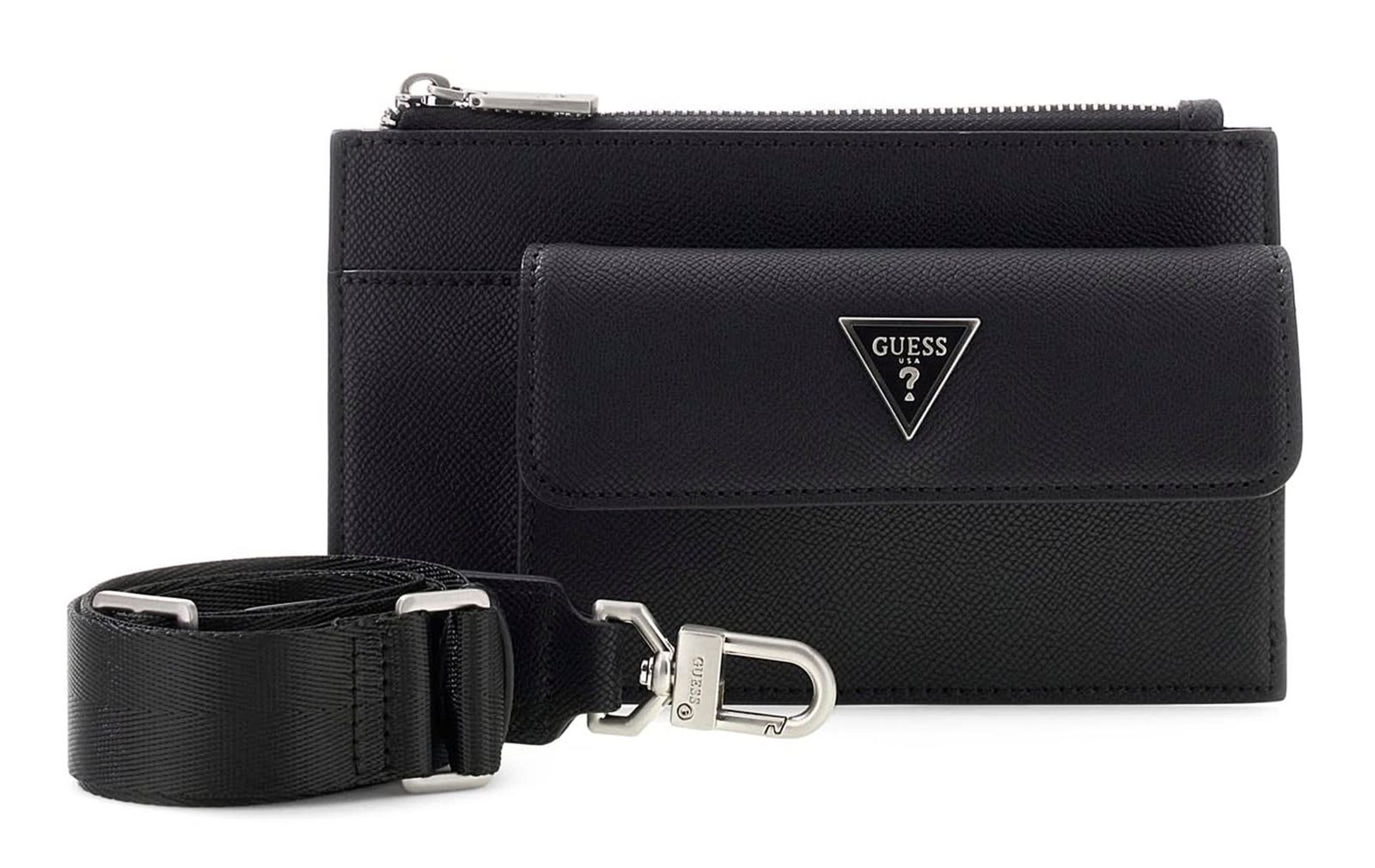 GUESS Milano Flat Bumbag Black