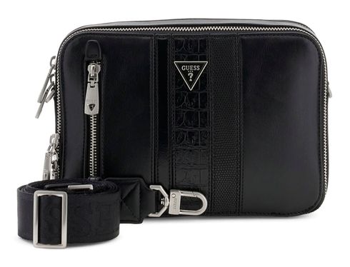GUESS Torino Camera Bag Double Zip Black