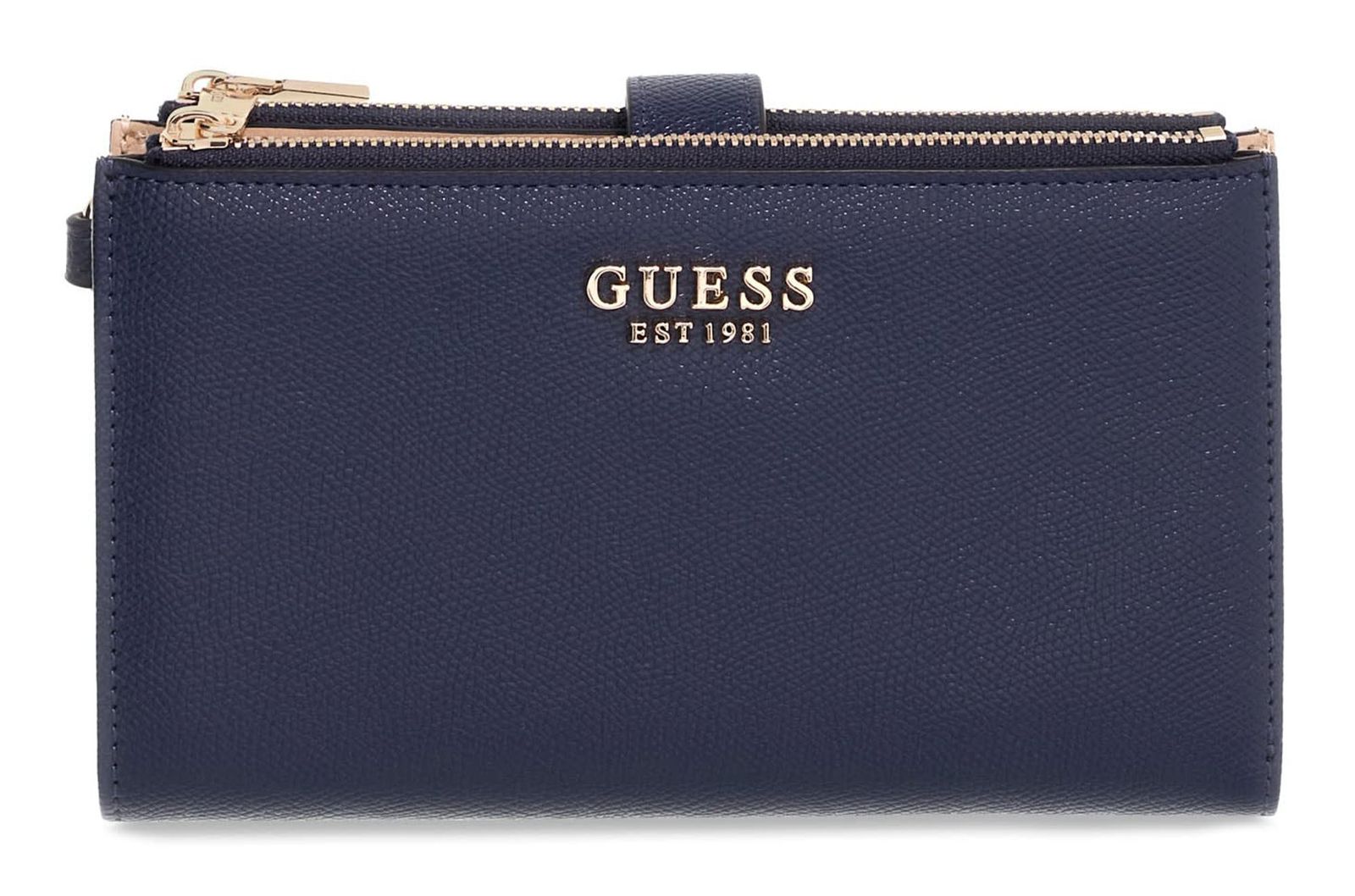 GUESS Amorette SLG Double Zip Organizer Midnight