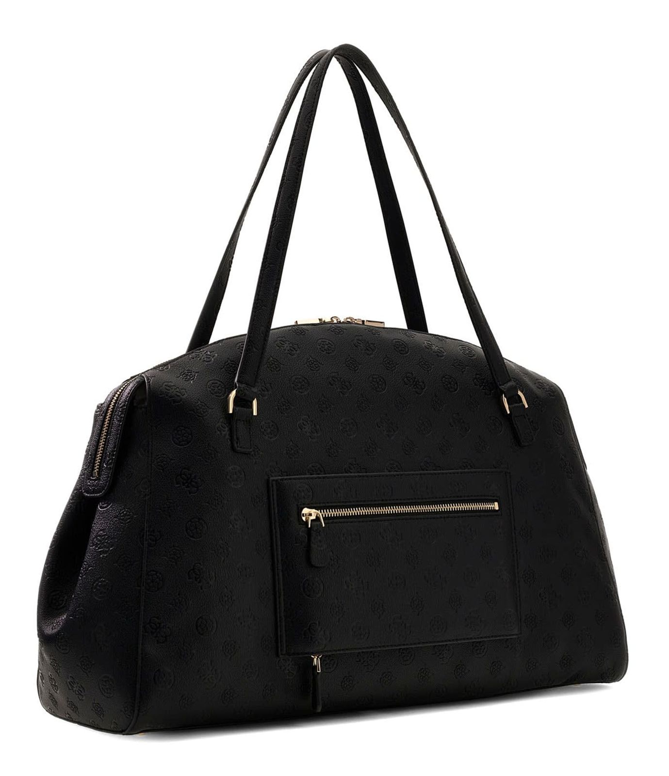 GUESS Blake Dome Travel Tote Black Logo GUESS Blake Dome Travel Tote Black Logo