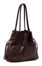 GUESS Karima Drawstring Tote Brown GUESS Karima Drawstring Tote Brown