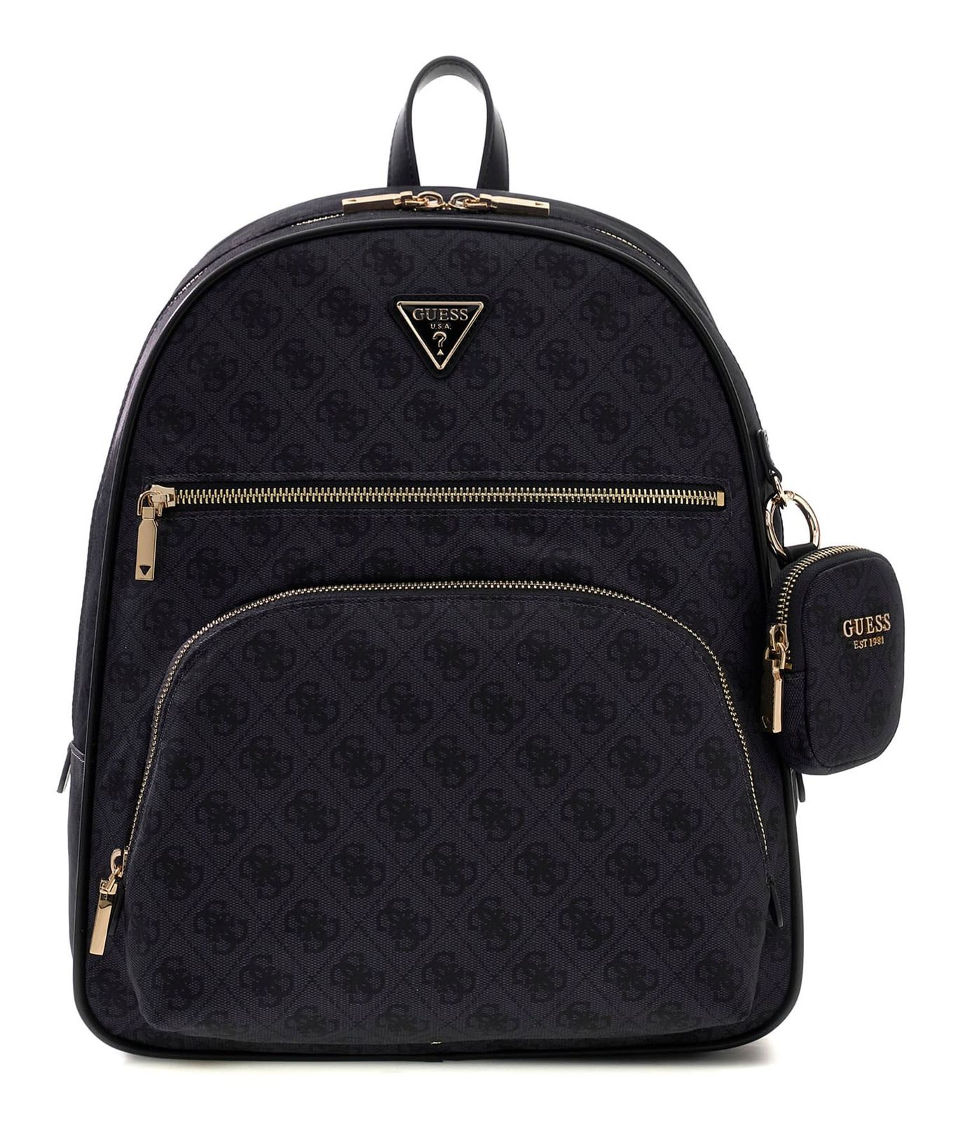 GUESS Adrian Small Backpack Coal Logo
