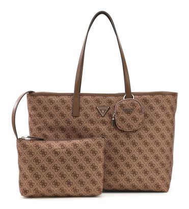 GUESS Adrian Logo Tech Tote Bag L Latte Logo GUESS Adrian Logo Tech Tote Bag L Latte Logo