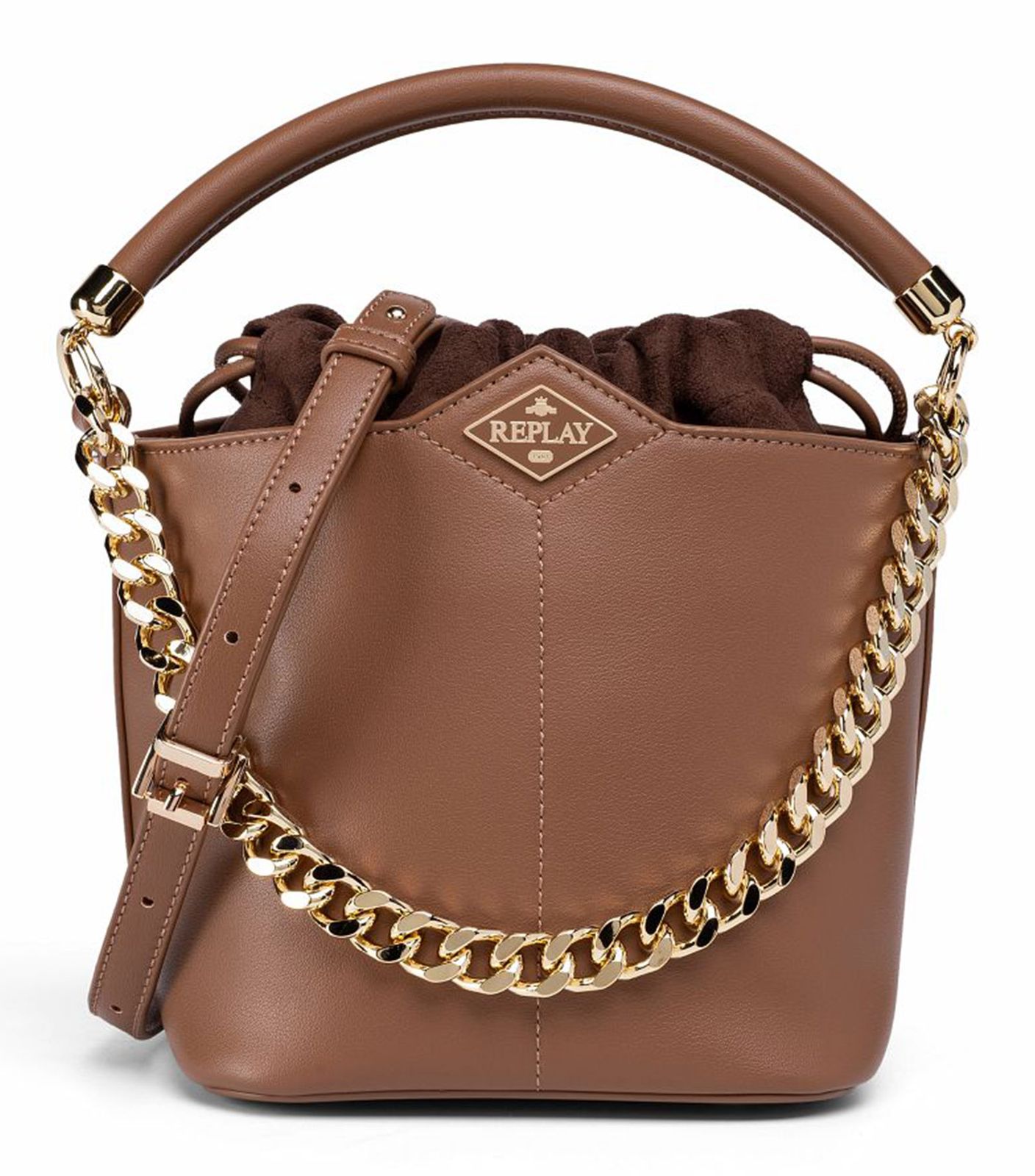 REPLAY Handbag Brown