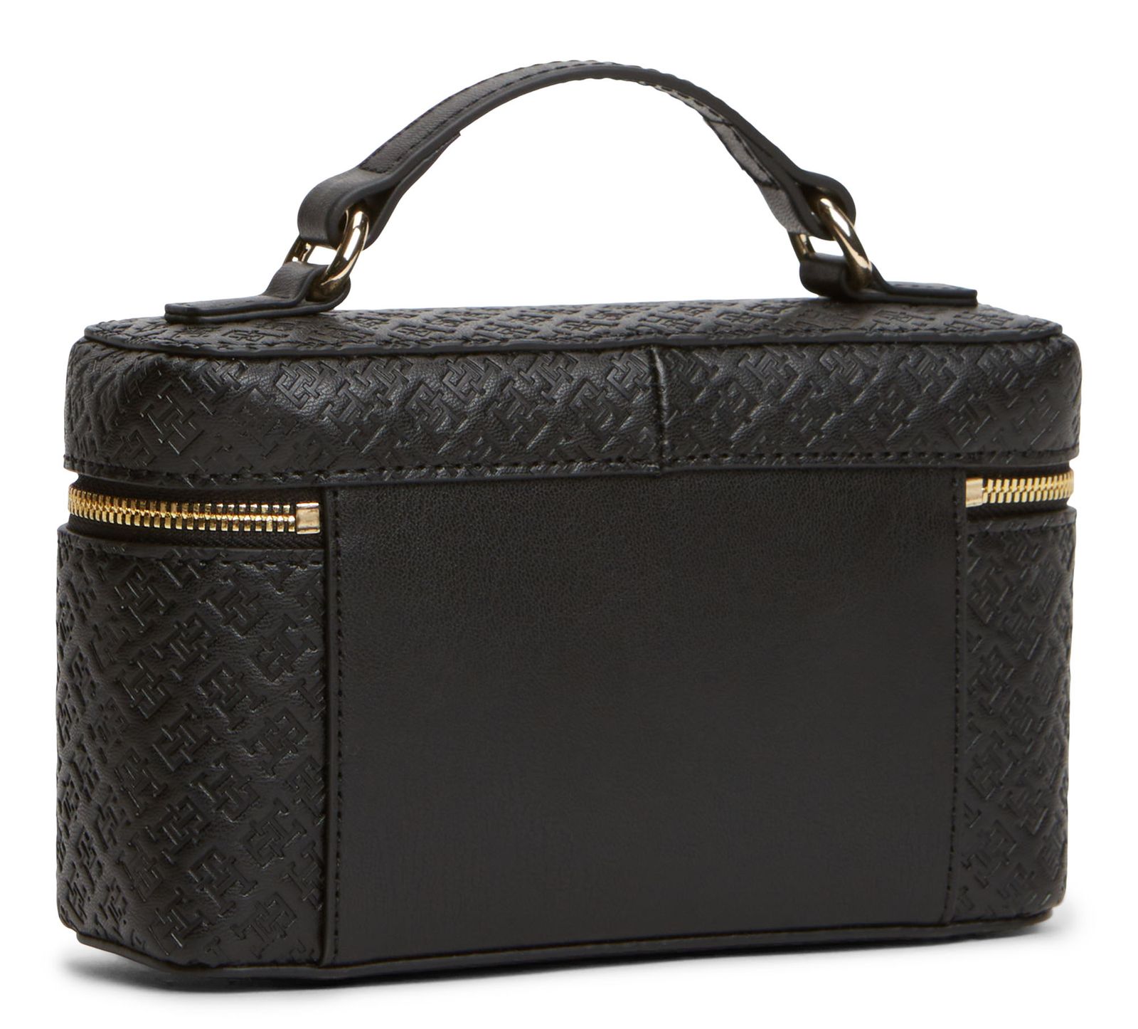 TOMMY HILFIGER TH Icon Chain Vanity Bag Mono Black TOMMY HILFIGER TH Icon Chain Vanity Bag Mono Black