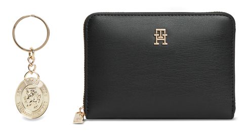 TOMMY HILFIGER TH Gifting Zip Around + Charm Black